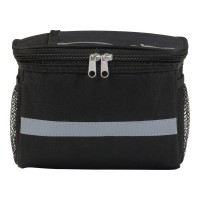 Polyester (600D) bicycle cooler bag Prisha, black