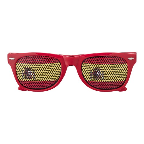 Plexiglass sunglasses with country flag Lexi, red/yellow