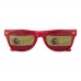 Plexiglass sunglasses with country flag Lexi, red/yellow