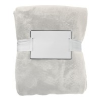 Flannel fleece (280 gr/m²) blanket Sean, beige