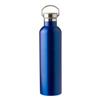 Doppelwandige Flasche aus Edelstahl Damien, Blau
