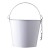 Iron and aluminium ice bucket Corey, white