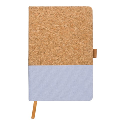 Cork and cotton notebook Trevor, lilac