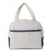 Kühltasche aus Baumwolle (280 gr/m²) Alex, marineblau/neutral
