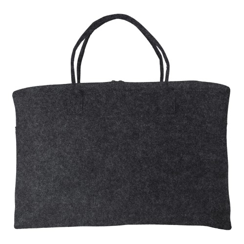rPET felt duffle bag Savannah, dark grey