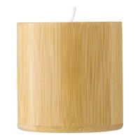 Bamboo candle Eli, brown