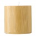 Bamboo candle Eli, brown