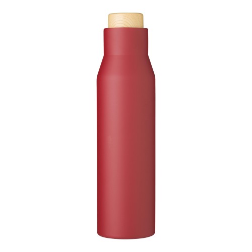 RVS dubbelwandige fles Christian, bordeaux