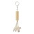 USB charger key holder Tyson, brown
