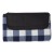 rPET foldable polar fleece blanket Vesper, cobalt blue