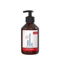 Hände-Desinfektionsgel (DIN EN 1500). 250 ml, Body Label (R-PET)