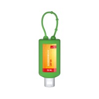 Sonnenmilch LSF 30. 50 ml Bumper grün, Body Label (R-PET)