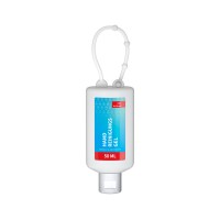 Handreinigungsgel. 50 ml Bumper frost, Body Label (R-PET)