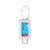 Handreinigungsgel. 50 ml Bumper frost, Body Label (R-PET)