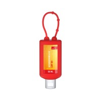 Sonnenmilch LSF 30. 50 ml Bumper rot, Body Label (R-PET)