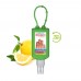 Handreinigungsspray. 50 ml Bumper grün, Body Label (R-PET)