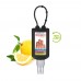 Handreinigungsspray. 50 ml Bumper (schwarz), Body Label (R-PET)