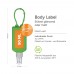 Hände-Desinfektionsspray (DIN EN 1500). 50 ml Bumper grün, Body Label (R-PET)