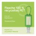 Handreinigungsspray. 50 ml Bumper grün, Body Label (R-PET)