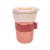 Foldable reusable cup MuC My useful Cup® from up2u. 0.35 l, apricot/white