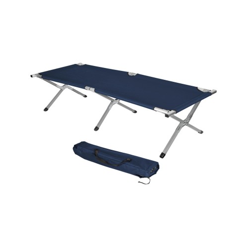 Camp bed, blue