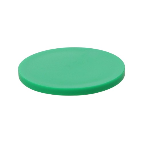 Shopping cart chip without hole, standard-green Shopping cart chip without hole, standard-green