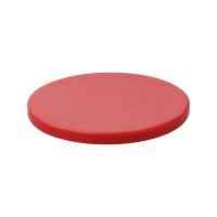 Shopping cart chip without hole, standard-red