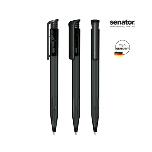 senator Super Hit Frosted  Druckkugelschreiber, black