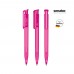 senator Super Hit Frosted Druckkugelschreiber, roze rhodamine rood senator Super Hit Frosted Druckkugelschreiber, roze rhodamine rood