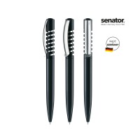 senator New Spring  Polished MC  Druckkugelschreiber, zwart
