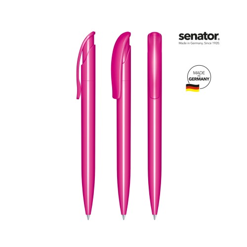 senator Challenger Polished  Druckkugelschreiber, pink rhodamine red