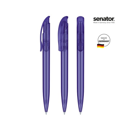 senator Challenger Frosted  Druckkugelschreiber, purple 267