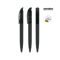 senator Challenger Frosted  Druckkugelschreiber, black