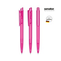 senator Dart Clear  Druckkugelschreiber, pink rhodamine red