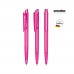 senator Dart Clear  Druckkugelschreiber, roze rhodamine rood