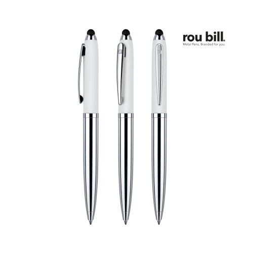 roubill Nautic Touch Pad Pen  Drehkugelschreiber, White