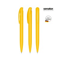 senator Nature Plus Matt   Druckkugelschreiber, geel 7408