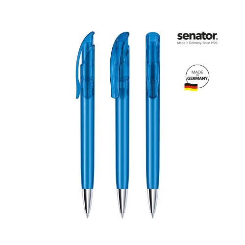 senator Challenger Clear MT  Druckkugelschreiber, blue 2935