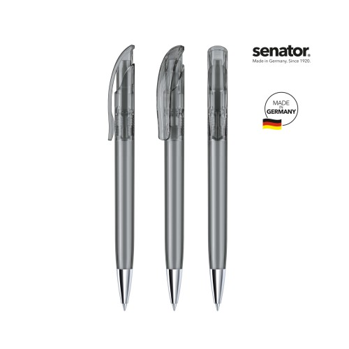 senator Challenger Clear MT  Druckkugelschreiber, gray Cool Gray 9