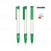 senator Super Hit Polished Basic SG  Druckkugelschreiber. white, green 347