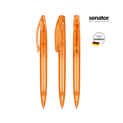 senator Bridge Clear  Drehkugelschreiber, orange 151