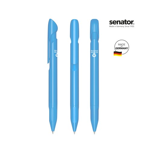 senator Evoxx Polished Recycled Druckkugelschreiber, blue 279