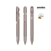 senator Evoxx Polished Recycled Druckkugelschreiber, gray Warm Gray 10