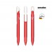 senator Evoxx Duo Polished Recycled Druckkugelschreiber, red 186