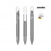 senator Evoxx Duo Polished Recycled Druckkugelschreiber, Schwarz