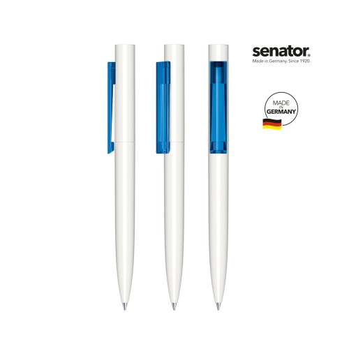 senator Headliner  Polished  Basic Drehkugelschreiber. weiß,blau 2935