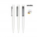 senator Headliner  Polished  Basic Drehkugelschreiber. weiß,grau cool gray 9