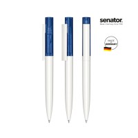 senator Headliner Clear Drehkugelschreiber. weiß,blauw 2757