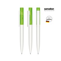 senator Headliner Clear Drehkugelschreiber. weiß,groen 376