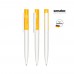 senator Headliner  Clear  Drehkugelschreiber. white, yellow 7408